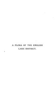 Cover of: A flora of the English lake district