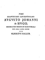 Cover of: Alberti Haller ... Iter Helveticum ... et Iter Hercynicum