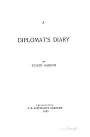 Cover of: A Diplomat's Diary