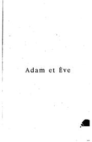 Cover of: Adam et Eve, roman by Camille Lemonnier