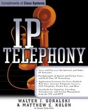 Cover of: I P Telephony
