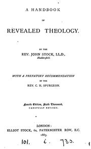 Cover of: A handbook of revealed theology