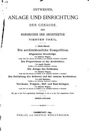 Cover of: Allgemeine Grundzüge