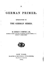 Cover of: A German Primer