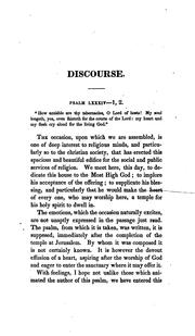 Cover of: A Discourse, Delivered at the Dedication of a New House of Worship: Erected for the Second ... by John Bartlett