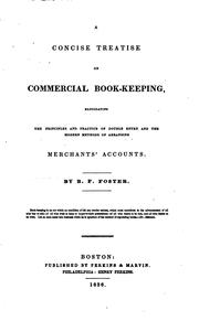 Cover of: A Concise Treatise on Commercial Book-keeping: Elucidating the Principles and Practice of Double ...