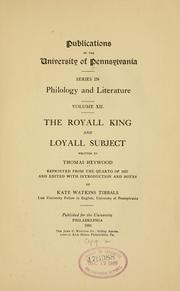Cover of: royall king and loyall subject
