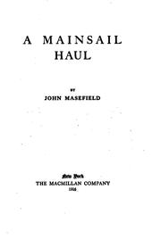 Cover of: A Mainsail Haul by John Masefield