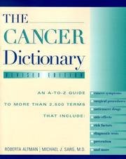 Cover of: The Cancer Dictionary | Roberta Altman