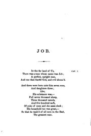 Cover of: A metrical study of the book of Job, by H.J. Marten