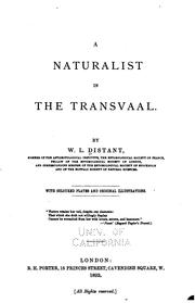 Cover of: A Naturalist in the Transvaal