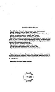 Cover of: An Argument Legal and Historical for the Legislative Prohibition of the Liquor Traffic