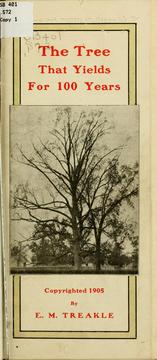 Cover of: The tree that yields for 100 years