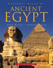 Cover of: Cultural atlas of Ancient Egypt