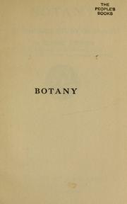 Cover of: Botany by Marie Charlotte Carmichael Stopes