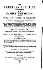 Cover of: The American practice condensed, or, The family physician