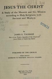 Cover of: Jesus the Christ by James Edward Talmage