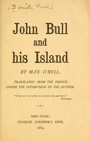 Cover of: John Bull and his island by Max O'Rell