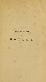 Cover of: introduction to botany