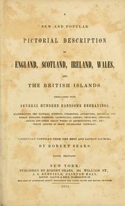 Cover of: new and popular pictorial description of England, Scotland, Ireland, Wales, and the British islands.