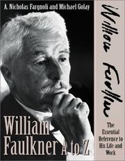 Cover of: William Faulkner A to Z: The Essential Reference to His Life and Work (Literary A to Z Series)