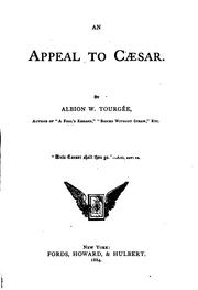 Cover of: An appeal to Caesar