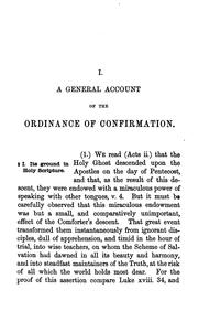 Cover of: A manual of Confirmation by Edward Meyrick Goulburn