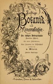 Cover of: Lustige Botanik und Mineralogie by Franz Bonn
