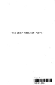 Cover of: The American Poets