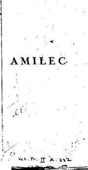 Cover of: Amilec, ou la graine d'hommes