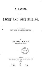 Cover of: A manual of yacht and boat sailing