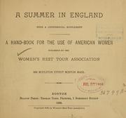 Cover of: summer in England: with a continental supplement.