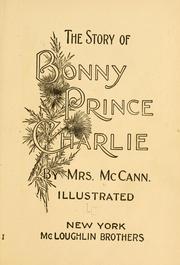 Cover of: story of bonny Prince Charlie