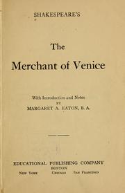 Cover of: Shakespeare's The merchant of Venice by William Shakespeare