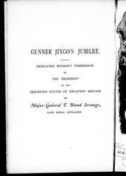 Cover of: Gunner Jingo's jubilee by Thomas Bland Strange