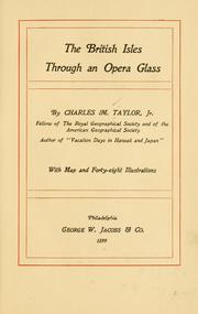 Cover of: British isles through an opera glass