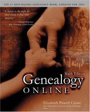 Cover of: Genealogy online by Elizabeth Powell Crowe