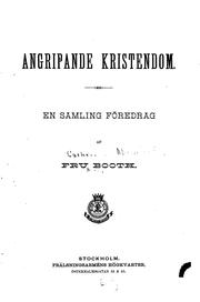 Cover of: Angripande Kristendom ... by Catherine Booth