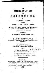 Cover of: An Introduction to Astronomy ...