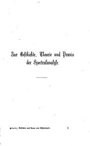 Cover of: Ansichten aus Natur und Wissenschaft: Für gebildete