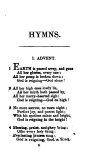 Cover of: A selection of hymns arranged as a companion to Horne's Manual of parochial psalmody
