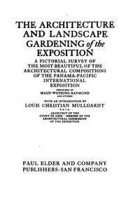 Cover of: The Architecture & Landscape Gardening of the Exposition