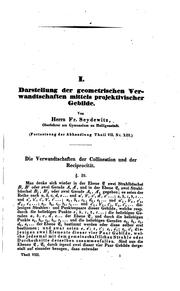 Cover of: Archiv der Mathemaik und Physik by Johann August Grunert