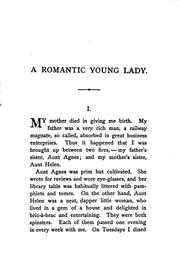 Cover of: A Romantic Young Lady