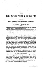 Cover of: Archbishop Purcell Outdone!: The Roman Catholic Church in New York City, and ...