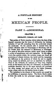 Cover of: A Popular History of the Mexican People