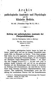 Cover of: Archiv für pathologische Anatomie und Physiologie und für klinische Medicin by Rudolf Ludwig Karl Virchow, Rudolf Ludwig Karl Virchow