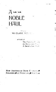 Cover of: A Noble Haul by William Clark Russell