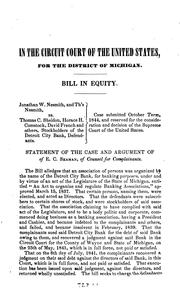 Cover of: Argument of E. C. Seaman