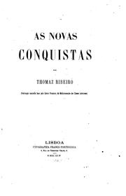 Cover of: As novas conquistas by Tomás Ribeiro